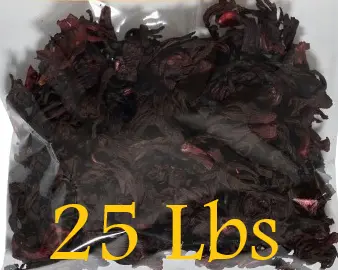 25lbs Jamaica Entera / Whole Hibiscus Flower mpARB