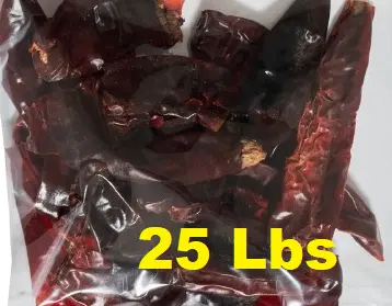 [25-MP106-1] 25lbs GUAJILLO SIN CABO MX / Stemless Guajillo Chili mpACG-A